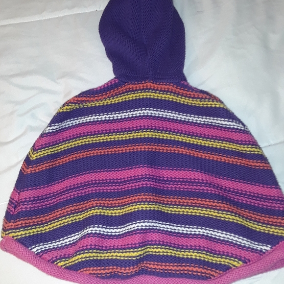 Size 24 months baby girls poncho hoodie cape shawl - Picture 4 of 9